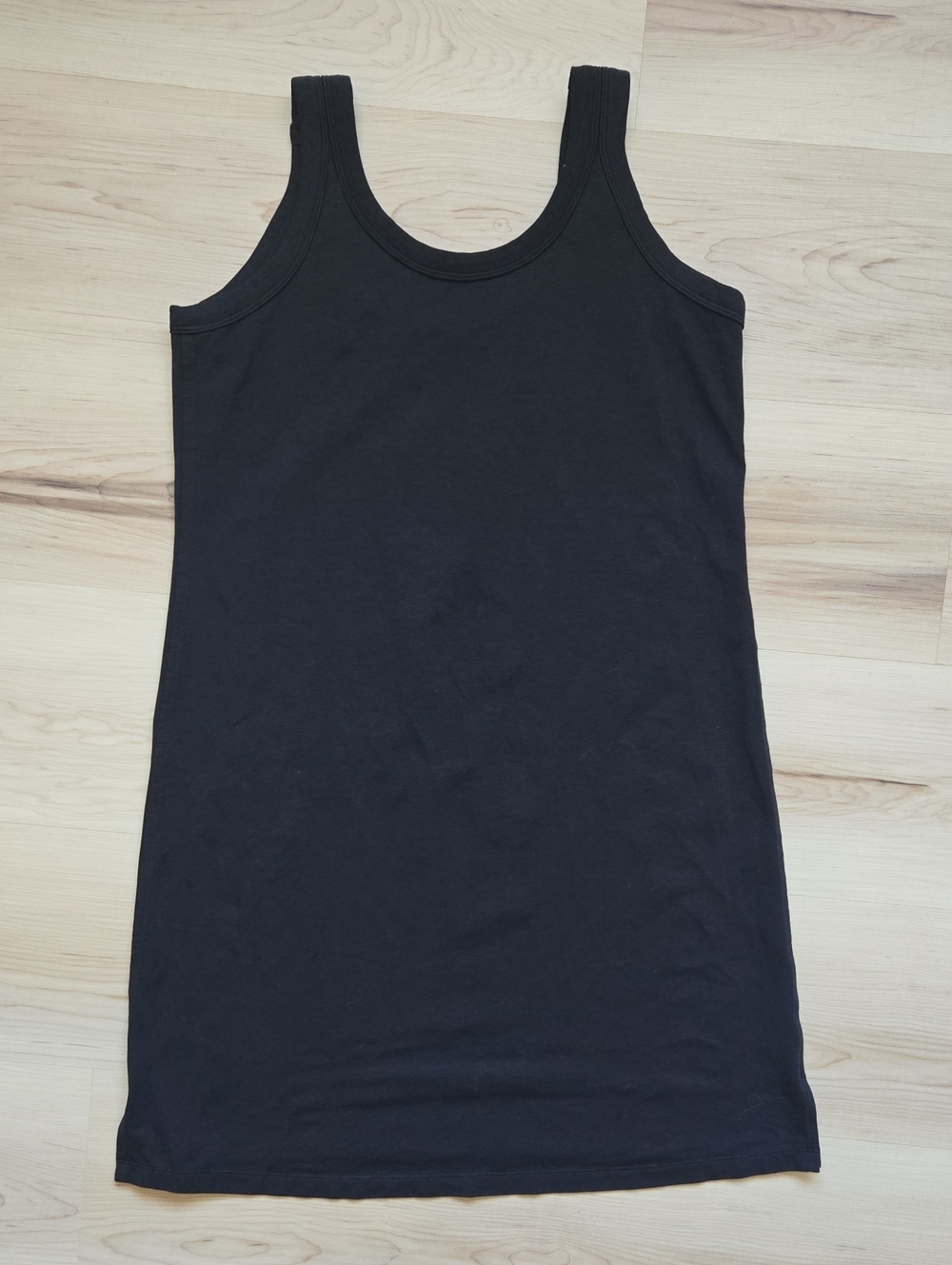 Lululemon Cotton Blend Scoop Dress, Black, Size Small